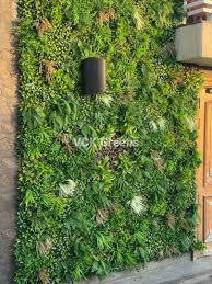 Dense Leaf Artificial Fence Panel